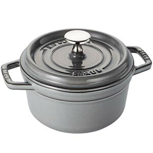 staub �X�g�E�u �u �s�R �R�R�b�g ���E���h �O���[ 16cm �v ������ ���� ���� �z�[���[ �� IH�Ή� �y���{���K�̔��i�z ��������