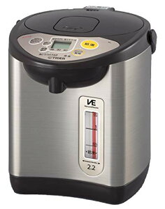 タイガー魔法瓶(TIGER) 電気ポット 省スチーム 節電タイマー VE 保温 とく子さん 2.2L ブラウン PIL-A220-T 送料無料