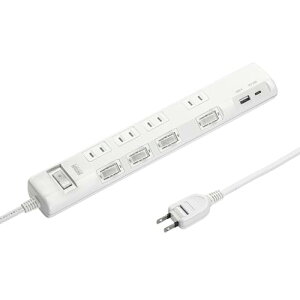 �T�����T�v���C �ߓd�^�b�v�i2P�E4���E3m�E�z���C�g�j TAP-B107UC-3W ��������