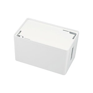 �T�����T�v���C(Sanwa Supply) �P�[�u��&�^�b�v���[�{�b�N�X S�T�C�Y �z���C�g CB-BOXP1WN2 ��������