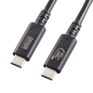 �T�����T�v���C USB40Gbps�iUSB4 Gen3�jType-C �P�[�u�� KU-40GCCPE10 ��������