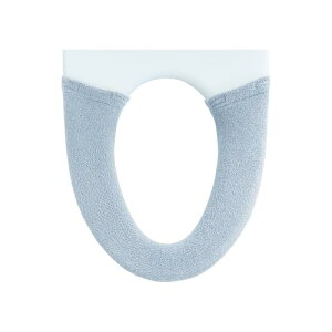 オカ(OKA) コクーン トイレ便座カバー 洗浄・暖房型専用タイプ ブルー (洗浄 暖房 洗える ニット あたたかい クッション やわら 送料無料