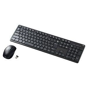 �T�����T�v���C(Sanwa Supply) ���C�����X�É��L�[�{�[�h�}�E�X�Z�b�g(�e���L�[����) SKB-WL37SETBK �u���b�N ��������