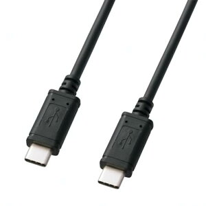 �T�����T�v���C USB2.0 TypeC �P�[�u�� (1m) KU-CC10 �u���b�N ��������