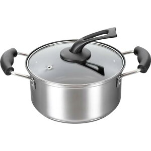 和平フレイズ くっつきにくい ステンレス 両手鍋 20cm ふっ素樹脂加工 PFOAフリー IH・ガス ステンスター RB-2890 送料無料