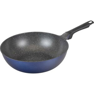 和平フレイズ 軽い 軽量 大きい 深型 フライパン 炒め鍋 28cm 青 ブルー IH対応 ガスコンロ PFOAフリー ウルトライト R 送料無料