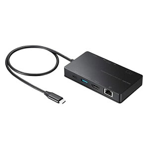 �T�����T�v���C USB Type-C �h�b�L���O�X�e�[�V���� 9in1 USB-DKM3BK ��������