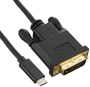 �T�����T�v���C Type-C-DVI�ϊ��P�[�u��(USB Type-C �I�X-DVI�I�X) 3m �u���b�N KC-ALCDVA30 ��������