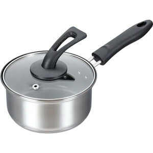 和平フレイズ くっつきにくい ステンレス 片手鍋 14cm ふっ素樹脂加工 PFOAフリー IH・ガス ステンスター RB-2887 送料無料