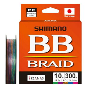�V�}�m(SHIMANO) PE���C�� BB�u���C�h 300m LD-M74Y 1.0�� �}���`�J���[ ��������
