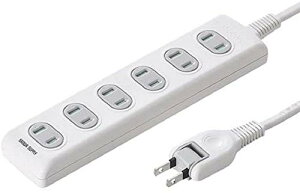 �T�����T�v���C(Sanwa Supply) �΍З\�h���S�^�b�v 2P�E6�� �z���C�g 2m TAP-TSH62N ��������