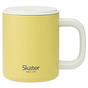 スケーター(Skater) 保温 保冷 ステンレス マグカップ 蓋付き 真空断熱二重構造 くすみイエロー 330ml STMG4N-A 送料無料