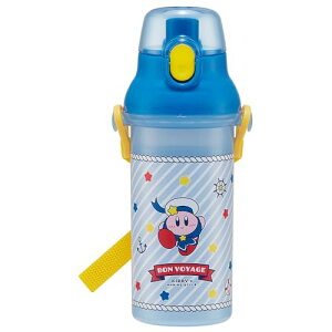 スケーター(Skater) 水筒 子供用 直飲み 480ml プラスチック ワンタッチ 食洗機対応 日本製 星のカービィ 男の子 PSB 送料無料