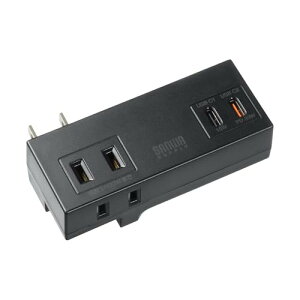 �T�����T�v���C �d���^�b�v PD33W (AC×2��+USB Type-C×2) �X�C���O�v���O ���^ ���o�C�� �u���b�N TAP-M ��������