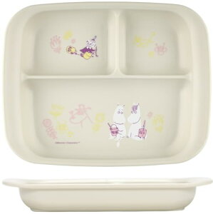 スケーター(Skater) ベビー食器 ランチプレート 子供用 抗菌 プラスチック製 470ml ムーミン ペイント XP7AG-A 送料無料