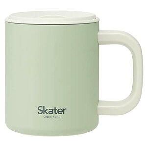 スケーター(Skater) 保温 保冷 ステンレス マグカップ 蓋付き 真空断熱二重構造 くすみグリーン 330ml STMG4N-A 送料無料