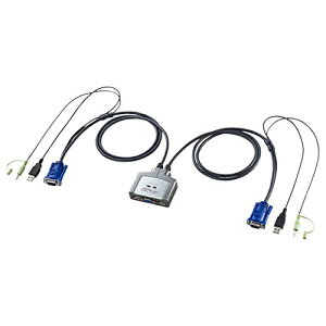 サンワサプライ パソコン自動切替器(2:1) SW-KVM2AUUN 送料無料
