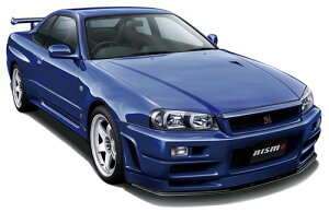 1/24 �C���`�A�b�v�V���[�Y No.1003 �X�J�C���C�� GT-R (BNR34�^) �j�X���p�[�c�t�� �j�X��40���N�g�����P�[�X�t ��������