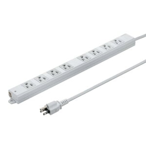 サンワサプライ 工事物件タップ(3P・8個口・2m) TAP-KS8N-2 送料無料