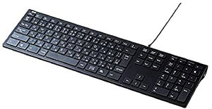 �T�����T�v���C �L���X�����L�[�{�[�h USB�ڑ� ���{��z�� 112�L�[ �p���^�O���t �u���b�N SKB-SL33BK ��������