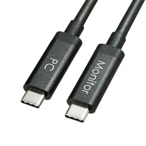 �T�����T�v���C DisplayPortAlt���[�h TypeC ACTIVE�P�[�u���i�u���b�N�E5m�j (8.1Gbps×2) KC-A ��������