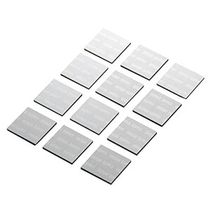 �T�����T�v���C �m�[�g�p�\�R����p�p�b�h 17mm×17mm(12������) �A���~�� ���M �V���o�[ TK-CLNP12SV ��������
