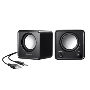 �T�����T�v���C �R���p�N�gPC�X�s�[�J�[�iUSB�d���j MM-SPL23UBK ��������