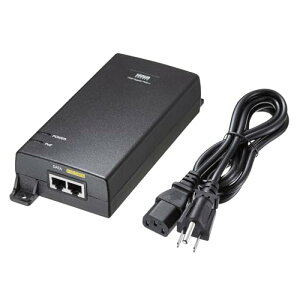 �T�����T�v���C PoE�C���W�F�N�^�[�i�d�������EIEEE802.3bt�i75W�j�Ή��j LAN-GIHINJ6 ��������