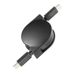 �T�����T�v���C USB2.0 Type-C �����P�[�u�� PD60W �u���b�N KU-CCP60M08BK ��������