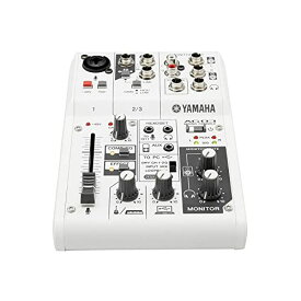 ヤマハ YAMAHA ウェブキャスティングミキサー オーディオインターフェース 3チャンネル AG03 インターネット配信に便利な機能付 送料無料