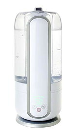 [山善] 超音波式加湿器(木造約5畳/プレハブ約8畳) タンク容量2.5L 上部給水 湿度センサー搭載 ホワイト MZ-K25(W) 送料無料