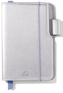 ����͏o�� �}���X���[�蒠 �m�[�g �~�j A6�ό` SUNNY LIGHT NOTE BOOK �t���[�}���X���[ �ysilver�z LS ��������