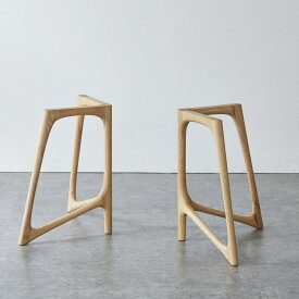 テーブル木脚 2脚セット ホワイトアッシュ おしゃれ リメイク DIY ダイニングテーブル