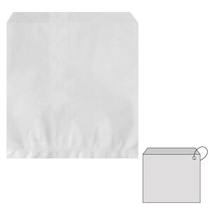 紙袋 純白平袋 平3号 紐付き 100枚