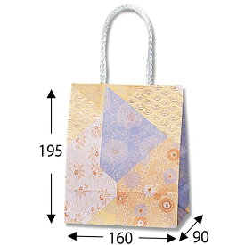 紙袋 スムースバッグ 16-09 ツヅレ 25枚 サイズ :160×90×195mm【業務用 和風 手提げ 手提袋 手提】