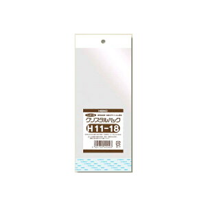 �����@OPP�܁@�N���X�^���p�b�N�@�w�b�_�[�t�@H11-18(110×180+30+30mm)�@100��