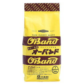 輪ゴム　オーバンド　#7　500g　1袋【ゴムバンド　業務用　7号　7番】