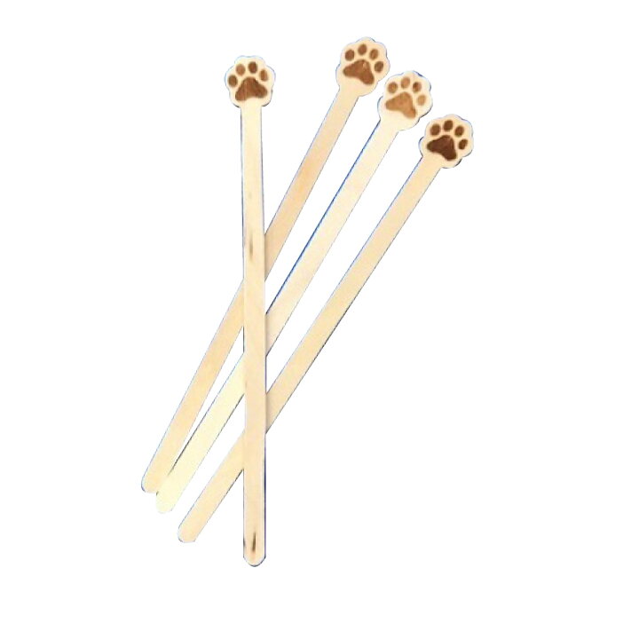 楽天市場 木製マドラー 肉球 130mm 100本 ウッドマドラー 使い捨て コーヒー ホットドリンク かわいい おしゃれ サトーイク 楽天市場 木製マドラー 肉球 130mm 100本 ウッドマドラー 使い捨て コーヒー ホットドリンク かわいい おしゃれ サトーイク