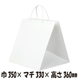 【ケース販売】高級手提げ袋　キューブ　Q-330　50枚　巾350×マチ330×高さ360mm【手提げ袋　手提げ紙袋　紙袋　マチ広　手提袋　手提げ袋】