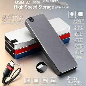 SSD 1TB �O�t �|�[�^�u��SSD �O�t���n�[�h�f�B�X USB-A/USB-C���Ή� 500GB �����^�|�[�^�u�� �n�[�h�f�B�X�N 2TB USB3.1 Type-C �Ή� �X�}�z�݊��� �ϏՌ�
