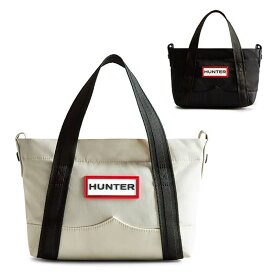 HUNTER ハンター ナイロン ミニ トップ クリップ トート バッグ NYLON TOP CLIP TOTE MINI トートバッグ ミニトート ショルダーバッグ UBS1203KBM