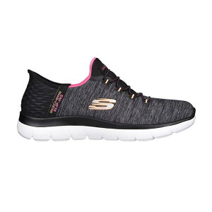 SKECHERS XPb`[Y XbvCYFT~bc _YO wCY Slip-ins SUMMITS-DAZZLING HAZE fB[X Xj[J[ g킸ɗ Ch L 4E nYt[ 149937W-BKMT