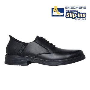 SKECHERS �X�P�b�`���[�Y �X���b�v�C���Y �����b�N�X�h�t�B�b�g �L���X�E�F�� �A���t�B�[ SLIP-INS CASWELL-ALFIE �����Y �n���Y�t���[ �r�W�l�X�V���[�Y �t�H�[�}�� �ܐ������� 205220-BLK