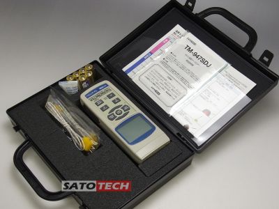 楽天市場】サトテック 4chデジタル温度計 TM-947SD J データロガー機能 
