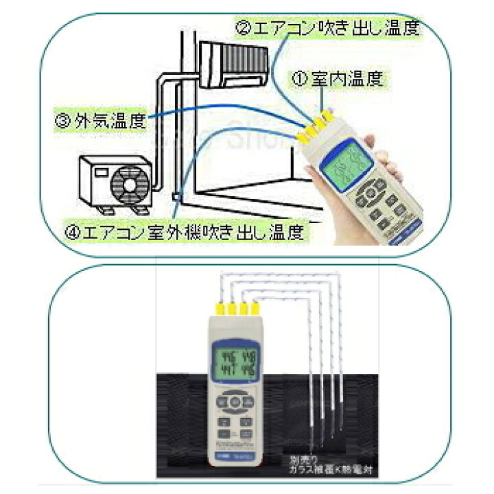 楽天市場】サトテック 4chデジタル温度計 TM-947SD J データロガー機能 