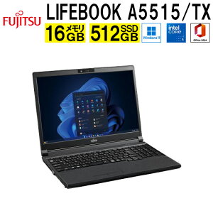 �x�m�� Fujitsu LIFEBOOK A5515/TX FMVA0G018P �m�[�gPC 15.6�^ Windows11 Core 5 �I�t�B�X�t (FMVA0G018P)