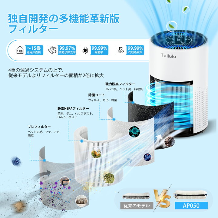 楽天市場】【期間限定☆500円クーポン】空気清浄機 超静音 高性能 花粉 