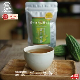 【自社製造】【国産100％使用】桜島溶岩焙煎ゴーヤ茶 45g 九州産 ゴーヤまるごと 国産 ゴーヤ茶 ノンカフェイン グルメ お取り寄せ フード おすすめ 桜島溶岩焙煎 送料無料 薩摩の恵 ゴーヤー茶 苦瓜茶 健康食品 健康茶