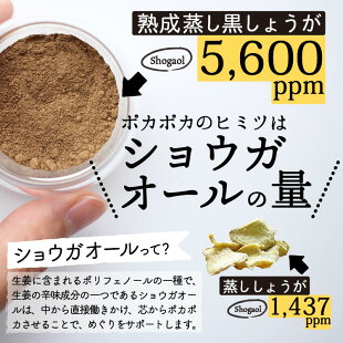 ポカポカ成分ショウガオール193倍