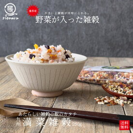 野菜が入った雑穀 九州満菜雑穀 250g 九州産 タイパ 11種の雑穀と5種の野菜 国産 雑穀 野菜入り スーパーフード 野菜不足対策 お子さんの野菜嫌いに 食育 珍しい 野菜 雑穀ごはん 満載 栄養満点 薩摩の恵